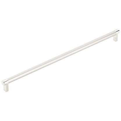 Emtek - Concealed Surface, Select Appliance Pull 18 Inch C-C, Rectangular Stem, Smooth Bar