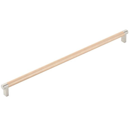 Emtek - Concealed Surface, Select Appliance Pull 18 Inch C-C, Rectangular Stem, Knurled Bar