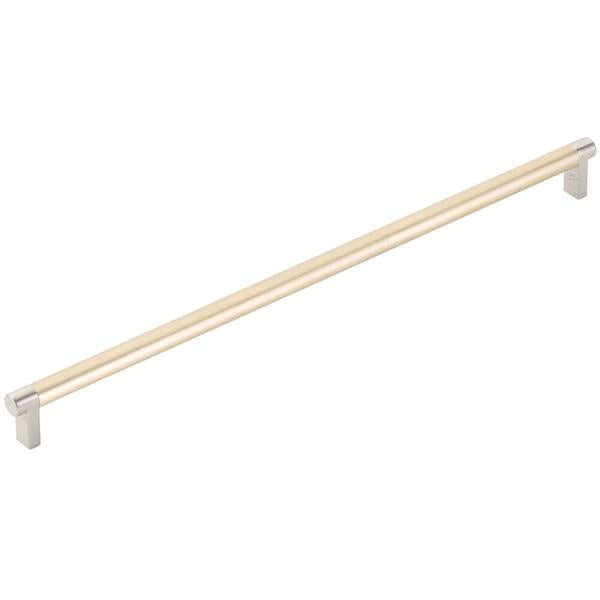 Emtek - Concealed Surface, Select Appliance Pull 18 Inch C-C, Rectangular Stem, Smooth Bar
