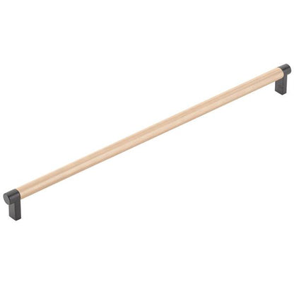 Emtek - Concealed Surface, Select Appliance Pull 18 Inch C-C, Rectangular Stem, Knurled Bar