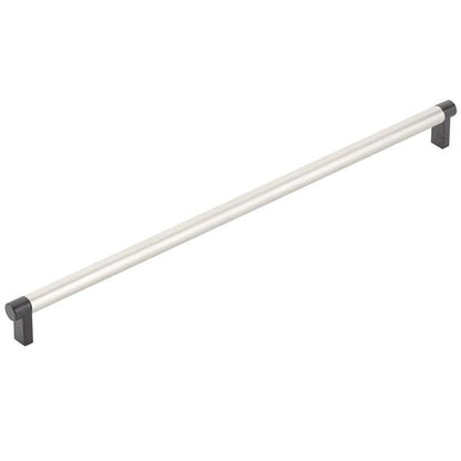 Emtek - Concealed Surface, Select Appliance Pull 18 Inch C-C, Rectangular Stem, Smooth Bar