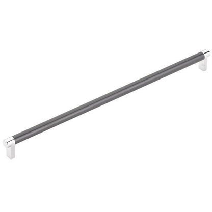 Emtek - Concealed Surface, Select Appliance Pull 18 Inch C-C, Rectangular Stem, Smooth Bar