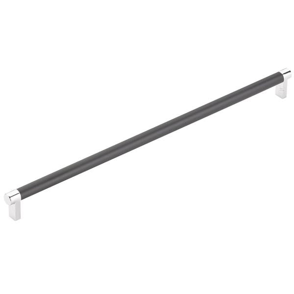 Emtek - Concealed Surface, Select Appliance Pull 18 Inch C-C, Rectangular Stem, Smooth Bar