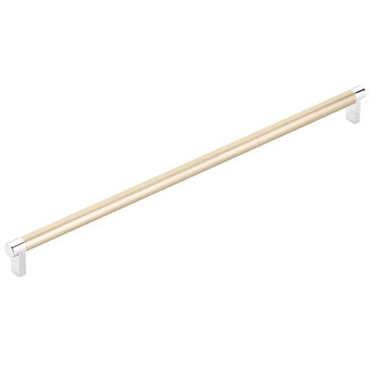 Emtek - Concealed Surface, Select Appliance Pull 18 Inch C-C, Rectangular Stem, Smooth Bar