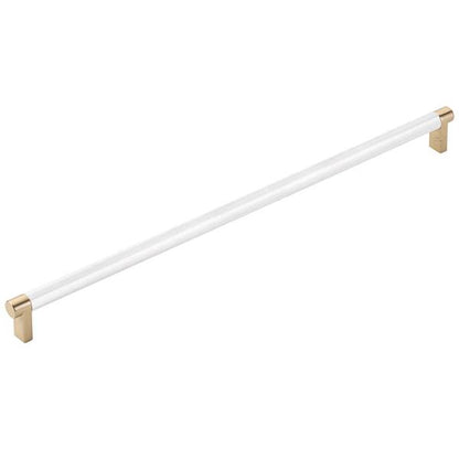 Emtek - Concealed Surface, Select Appliance Pull 18 Inch C-C, Rectangular Stem, Knurled Bar