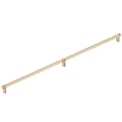 Emtek - Concealed Surface, Select Appliance Pull 24 Inch C-C, Rectangular Stem, Knurled Bar