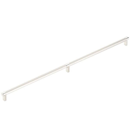 Emtek - Concealed Surface, Select Appliance Pull 24 Inch C-C, Rectangular Stem, Smooth Bar