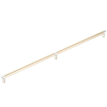Emtek - Concealed Surface, Select Appliance Pull 24 Inch C-C, Rectangular Stem, Smooth Bar