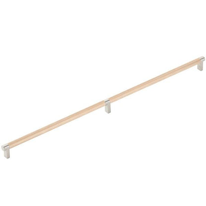Emtek - Concealed Surface, Select Appliance Pull 24 Inch C-C, Rectangular Stem, Knurled Bar
