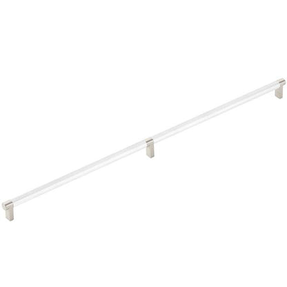 Emtek - Concealed Surface, Select Appliance Pull 24 Inch C-C, Rectangular Stem, Knurled Bar