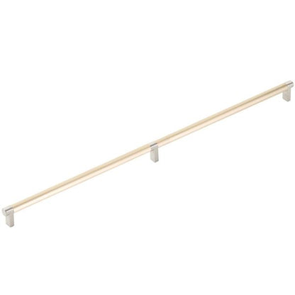 Emtek - Concealed Surface, Select Appliance Pull 24 Inch C-C, Rectangular Stem, Smooth Bar