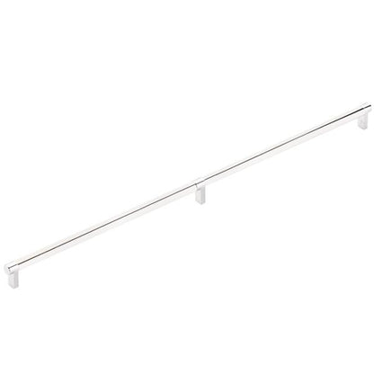 Emtek - Concealed Surface, Select Appliance Pull 24 Inch C-C, Rectangular Stem, Smooth Bar