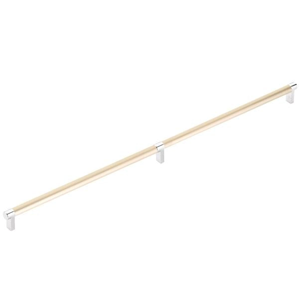 Emtek - Concealed Surface, Select Appliance Pull 24 Inch C-C, Rectangular Stem, Smooth Bar