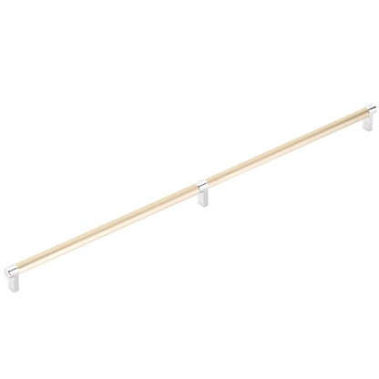 Emtek - Concealed Surface, Select Appliance Pull 24 Inch C-C, Rectangular Stem, Smooth Bar