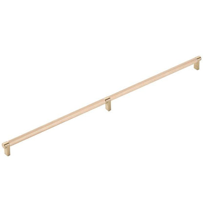 Emtek - Concealed Surface, Select Appliance Pull 24 Inch C-C, Rectangular Stem, Knurled Bar