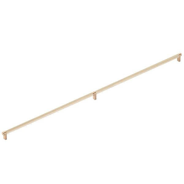 Emtek - Concealed Surface, Select Appliance Pull 36 Inch C-C, Rectangular Stem, Knurled Bar