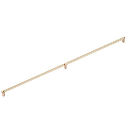 Emtek - Concealed Surface, Select Appliance Pull 36 Inch C-C, Rectangular Stem, Knurled Bar