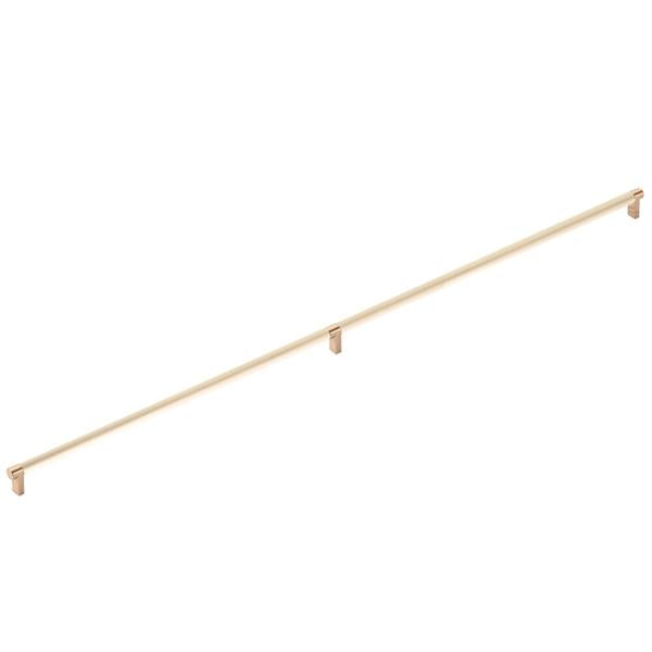 Emtek - Concealed Surface, Select Appliance Pull 36 Inch C-C, Rectangular Stem, Smooth Bar