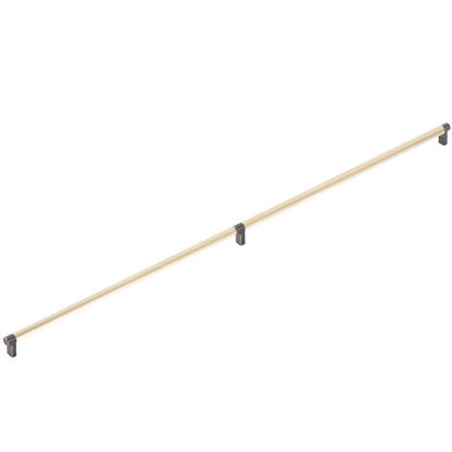 Emtek - Concealed Surface, Select Appliance Pull 36 Inch C-C, Rectangular Stem, Smooth Bar