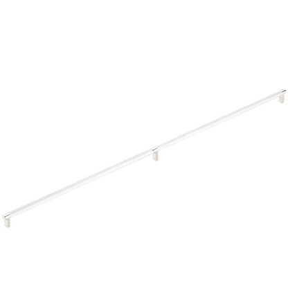 Emtek - Concealed Surface, Select Appliance Pull 36 Inch C-C, Rectangular Stem, Knurled Bar