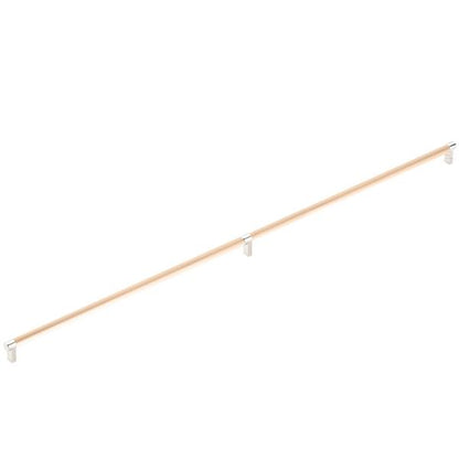 Emtek - Concealed Surface, Select Appliance Pull 36 Inch C-C, Rectangular Stem, Smooth Bar