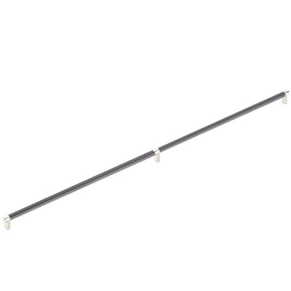 Emtek - Concealed Surface, Select Appliance Pull 36 Inch C-C, Rectangular Stem, Smooth Bar
