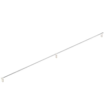 Emtek - Concealed Surface, Select Appliance Pull 36 Inch C-C, Rectangular Stem, Smooth Bar