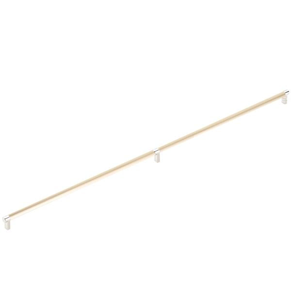 Emtek - Concealed Surface, Select Appliance Pull 36 Inch C-C, Rectangular Stem, Smooth Bar