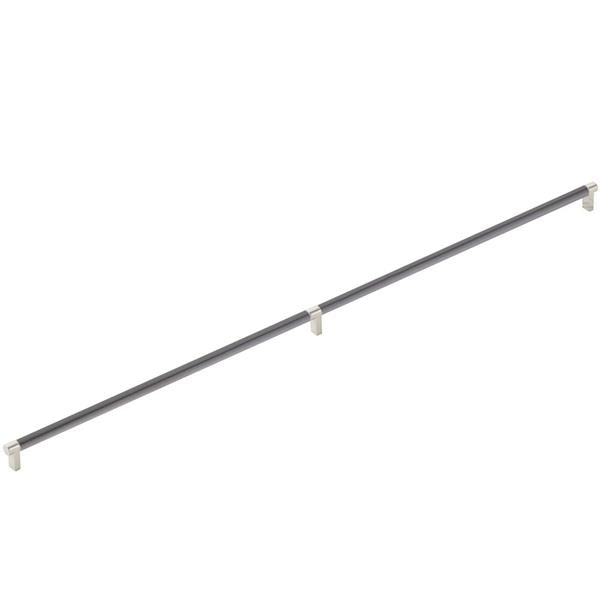 Emtek - Concealed Surface, Select Appliance Pull 36 Inch C-C, Rectangular Stem, Smooth Bar