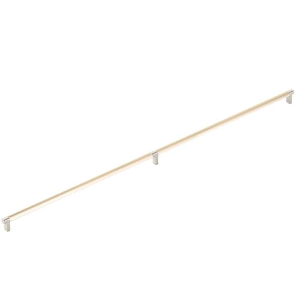 Emtek - Concealed Surface, Select Appliance Pull 36 Inch C-C, Rectangular Stem, Smooth Bar