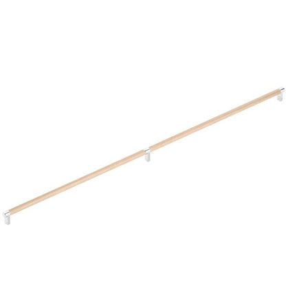Emtek - Concealed Surface, Select Appliance Pull 36 Inch C-C, Rectangular Stem, Knurled Bar