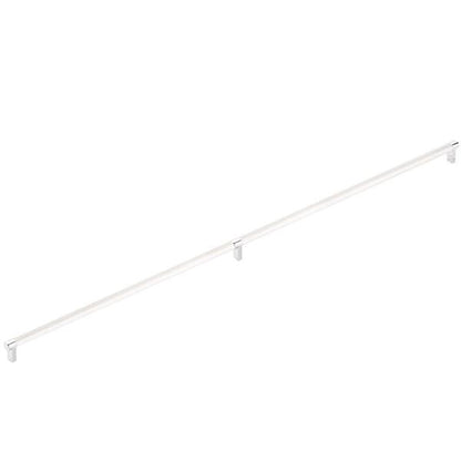 Emtek - Concealed Surface, Select Appliance Pull 36 Inch C-C, Rectangular Stem, Knurled Bar