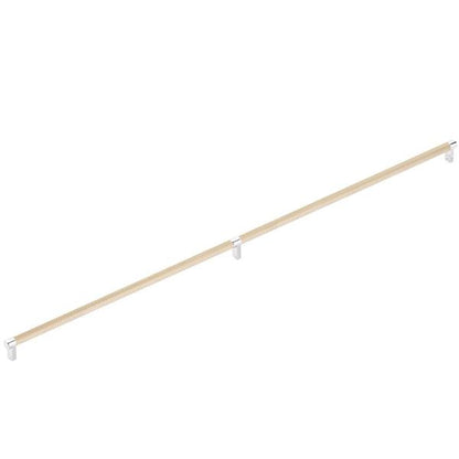 Emtek - Concealed Surface, Select Appliance Pull 36 Inch C-C, Rectangular Stem, Knurled Bar