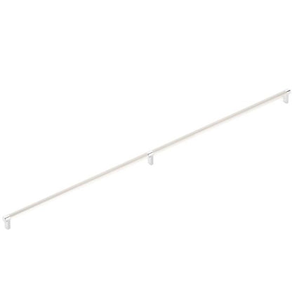 Emtek - Concealed Surface, Select Appliance Pull 36 Inch C-C, Rectangular Stem, Smooth Bar