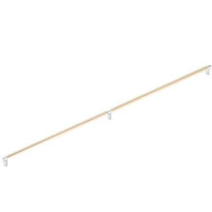 Emtek - Concealed Surface, Select Appliance Pull 36 Inch C-C, Rectangular Stem, Smooth Bar