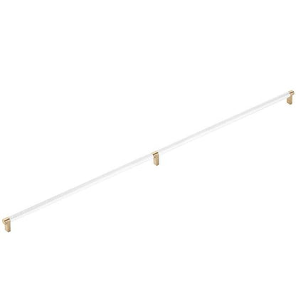 Emtek - Concealed Surface, Select Appliance Pull 36 Inch C-C, Rectangular Stem, Knurled Bar