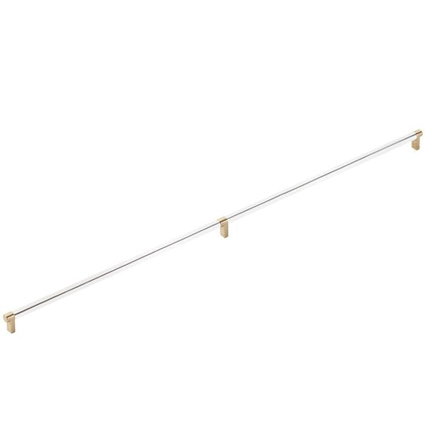 Emtek - Concealed Surface, Select Appliance Pull 36 Inch C-C, Rectangular Stem, Smooth Bar