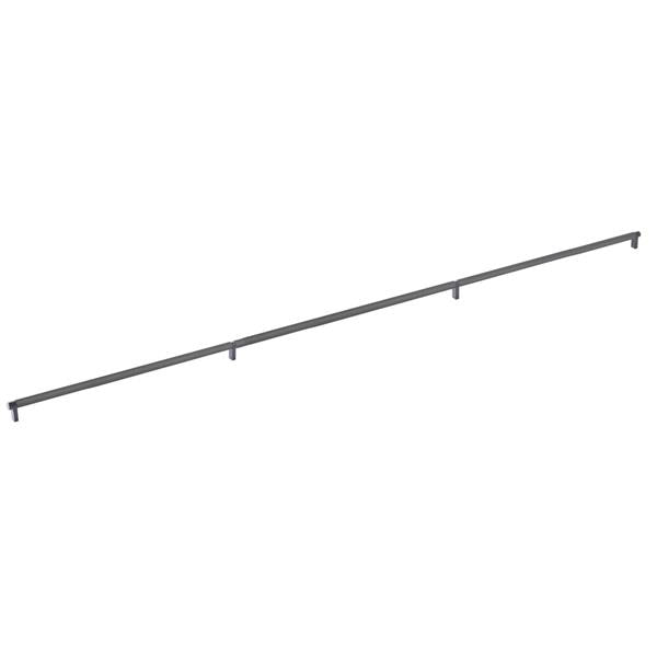 Emtek - Concealed Surface, Select Appliance Pull 54 Inch C-C, Rectangular Stem, Knurled Bar
