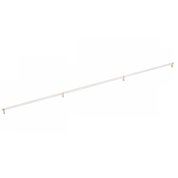 Emtek - Concealed Surface, Select Appliance Pull 54 Inch C-C, Rectangular Stem, Knurled Bar