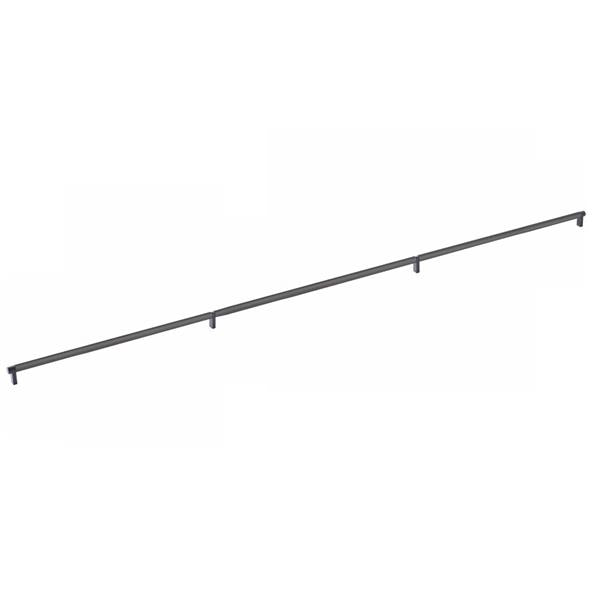 Emtek - Concealed Surface, Select Appliance Pull 54 Inch C-C, Rectangular Stem, Smooth Bar