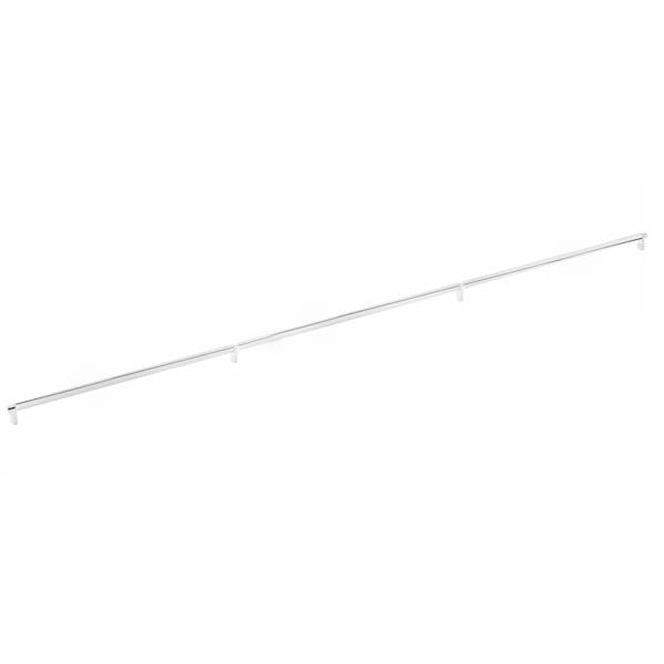 Emtek - Concealed Surface, Select Appliance Pull 54 Inch C-C, Rectangular Stem, Smooth Bar