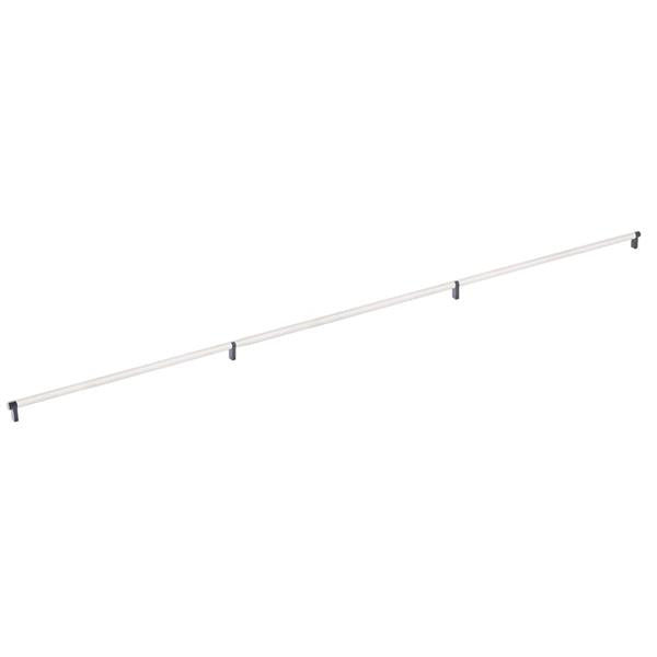 Emtek - Concealed Surface, Select Appliance Pull 54 Inch C-C, Rectangular Stem, Knurled Bar