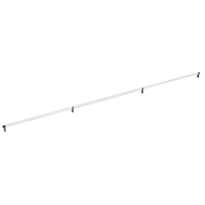 Emtek - Concealed Surface, Select Appliance Pull 54 Inch C-C, Rectangular Stem, Knurled Bar