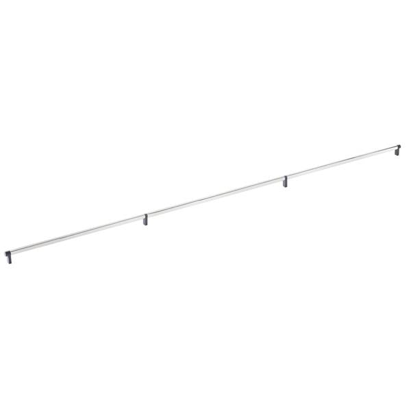 Emtek - Concealed Surface, Select Appliance Pull 54 Inch C-C, Rectangular Stem, Smooth Bar