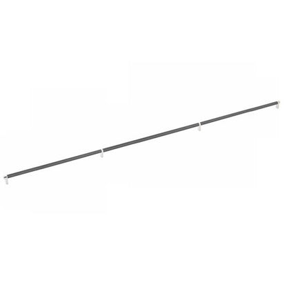Emtek - Concealed Surface, Select Appliance Pull 54 Inch C-C, Rectangular Stem, Knurled Bar