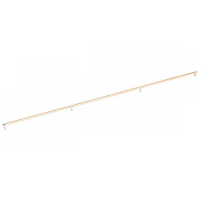Emtek - Concealed Surface, Select Appliance Pull 54 Inch C-C, Rectangular Stem, Smooth Bar