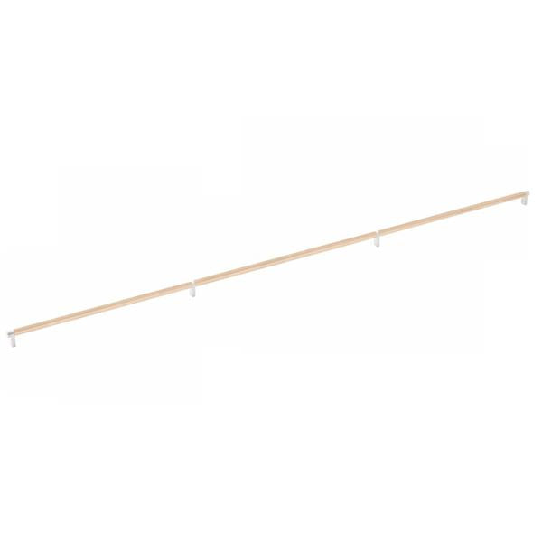 Emtek - Concealed Surface, Select Appliance Pull 54 Inch C-C, Rectangular Stem, Knurled Bar