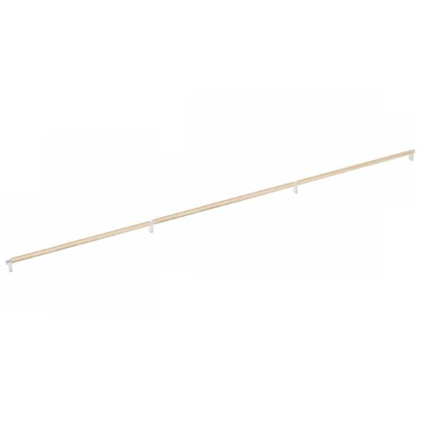 Emtek - Concealed Surface, Select Appliance Pull 54 Inch C-C, Rectangular Stem, Knurled Bar