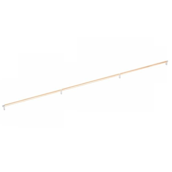 Emtek - Concealed Surface, Select Appliance Pull 54 Inch C-C, Rectangular Stem, Smooth Bar