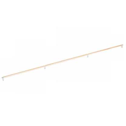 Emtek - Concealed Surface, Select Appliance Pull 54 Inch C-C, Rectangular Stem, Smooth Bar